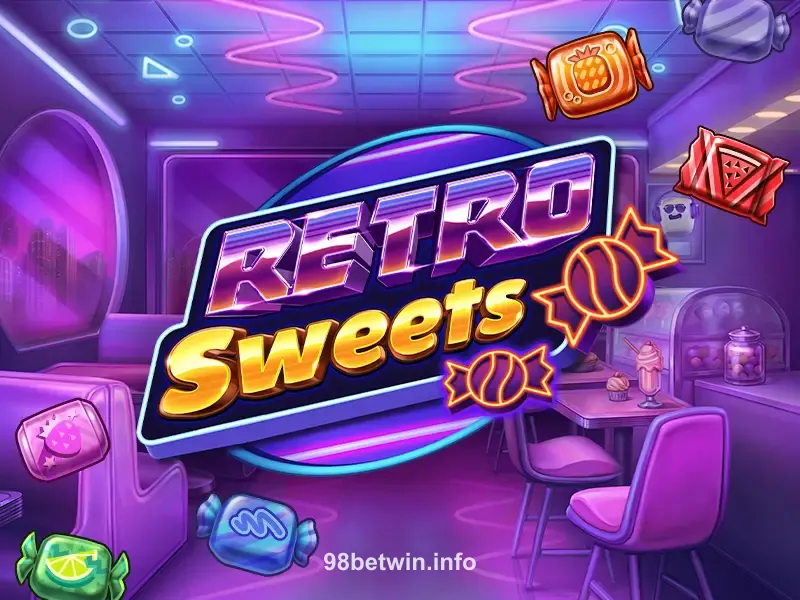 Imagem promocional do jogo Retro Sweets no 98bet